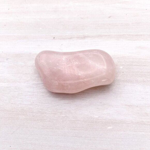 Rose Quartz, Large Tumbled Crystal, Hand Stone, Palm Crystal - 1 Per Order - Picture 3 of 7